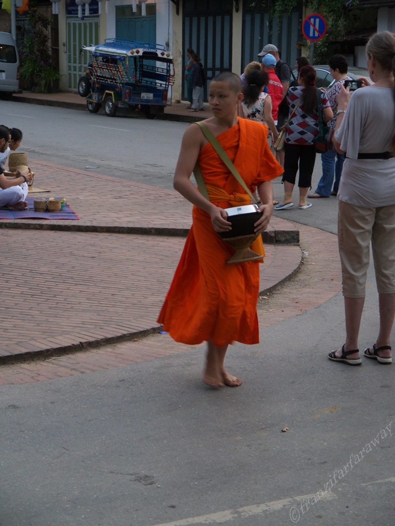 Monk feeding