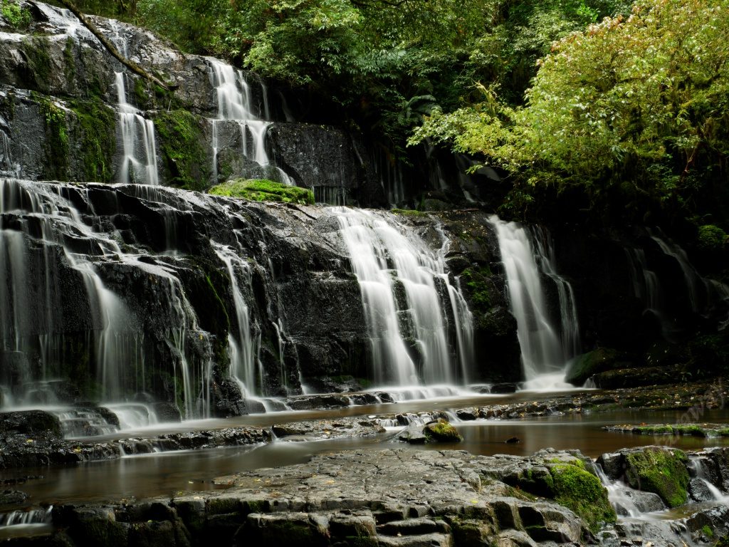 Wasserfälle in den Catlins