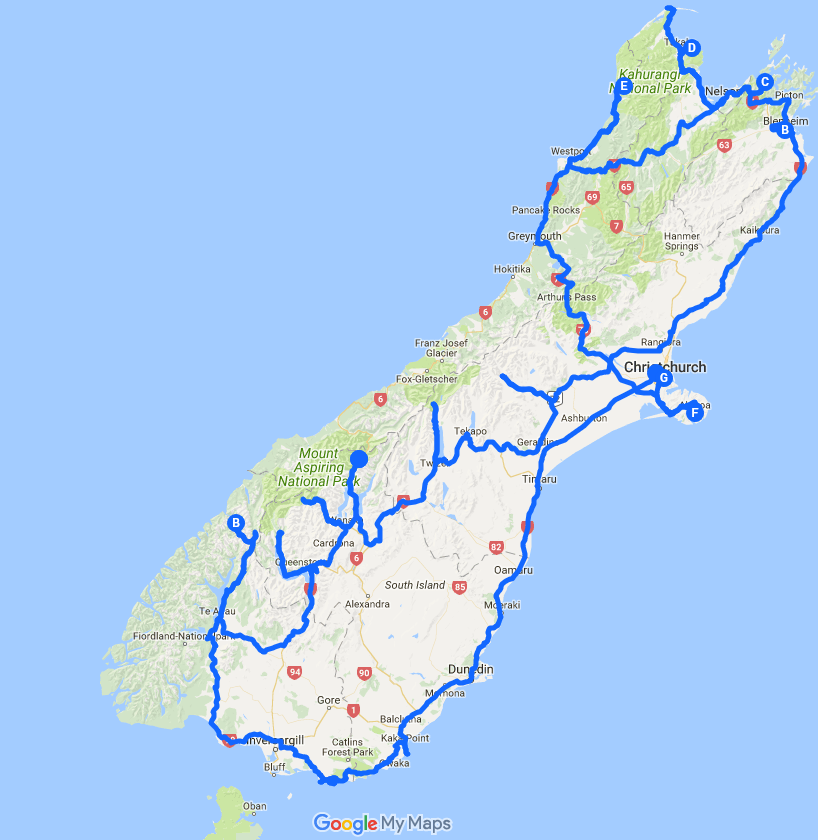 The loooooong way to New Zealand